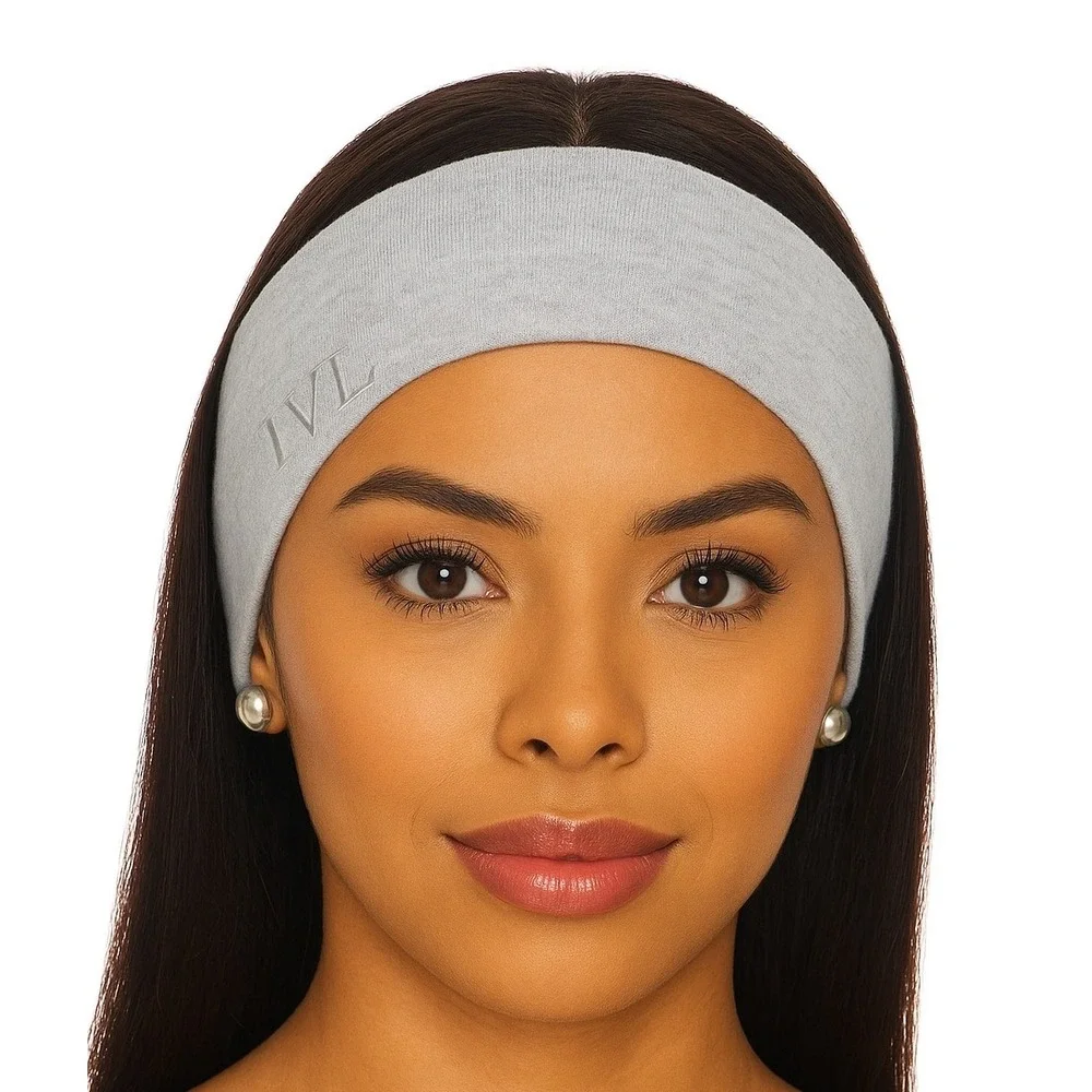 Revolve IVL Collective Jersey Headband - One‎ Size - Heather Grey - NWT